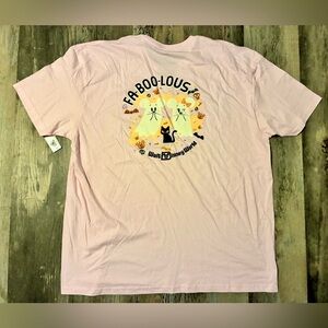 Disney Parks Halloween Mickey Mouse Ghost Fa-Boo-Lous T-Shirt Size XL